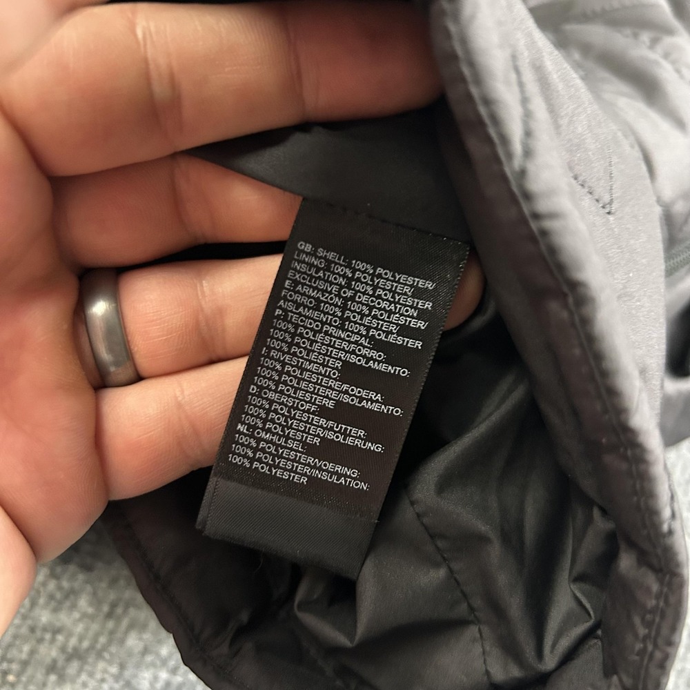 The North Face Jacket Womens Small Black Quilted Puffer Full Zip Insulated Warm - Picture 4 of 7